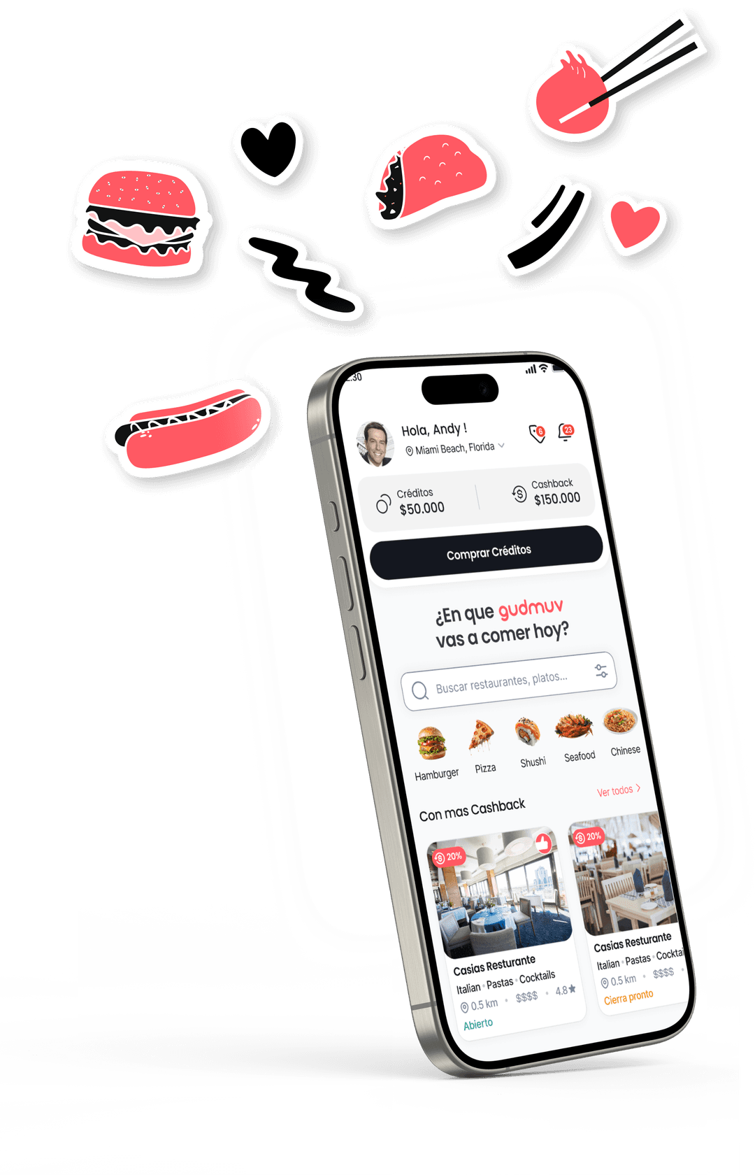 Gudmuv App on iPhone